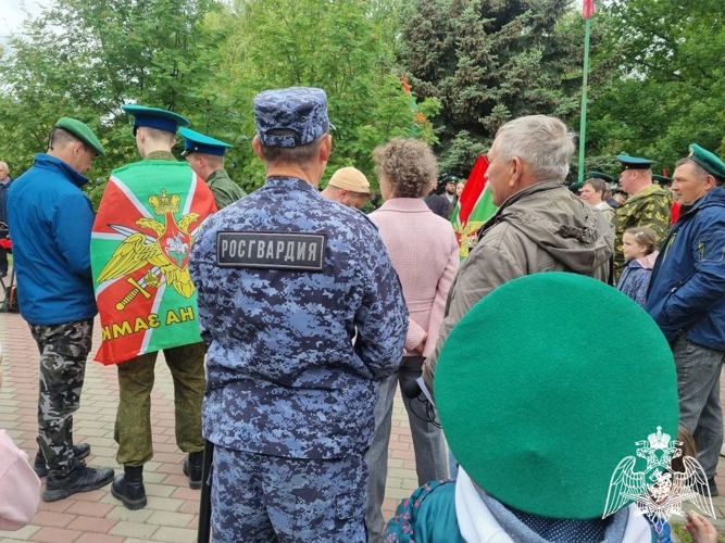  В Липецке росгвардейцы приняли участие в мероприятиях, посвященных Дню пограничника 