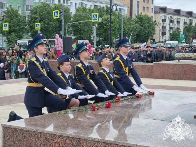  В Липецке росгвардейцы приняли участие в мероприятиях, посвященных Дню пограничника 