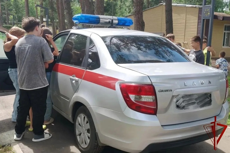 В лагерях Липецкой области сотрудники вневедомственной охраны провели акцию «Каникулы с Росгвардией»
