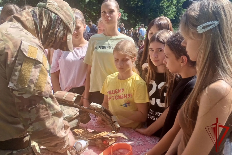В Липецкой области продолжается акция «Каникулы с Росгвардией»