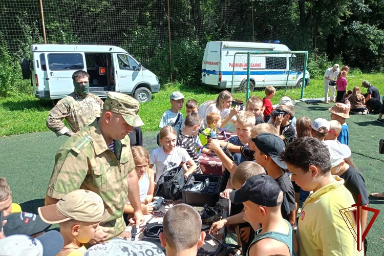 В Липецкой области продолжается акция «Каникулы с Росгвардией»