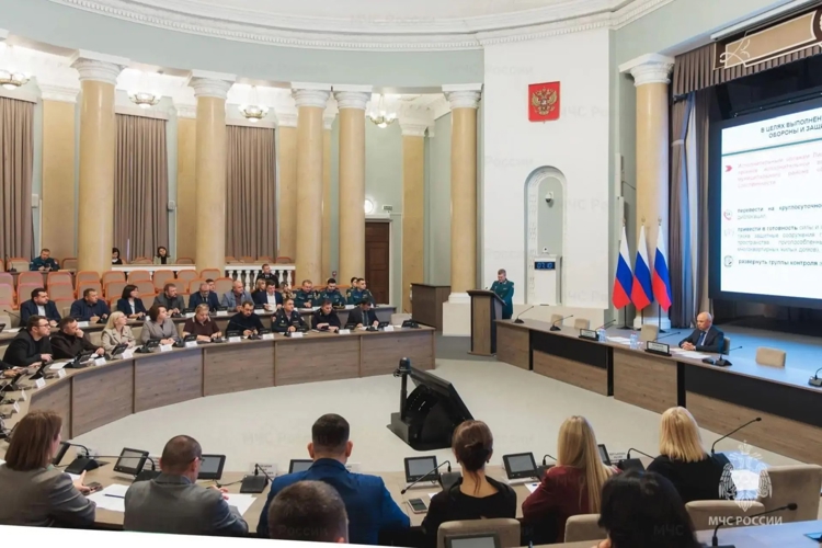  В Липецкой области росгвардейцы приняли участие во Всероссийской штабной тренировке по гражданской обороне